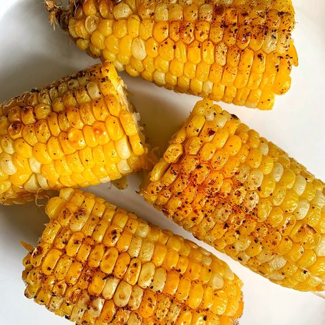 Air-Fried Corn on the Cob Things To Meal Prep, Corn Aesthetic, Perfect Spaghetti, Fried Corn, Healthy Cake Recipes, Corn On The Cob, Healthy Food Options, Food Options, Healthy Cake