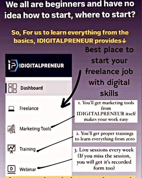 Amazing opportunity to start your freelancer, Affiliate marketing jobs with Idigitalpreneur especially to earn passive income at home. Do you want to become a freelancer? Work From Home Template, Idigitalpreneur Earning, Idigitalpreneur Earning Proof, Working Motivation, Digital Dashboard, Digital Marketing Quotes, Learn Earn, Earn Passive Income, Affiliate Marketing Course