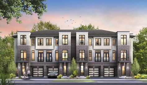 Brownstone Design, Infill House, Townhouse Community, Concrete Cladding, New Townhouse, Townhouse Exterior, Spa Inspired Bathroom, Modern Townhouse, Residential Building Design