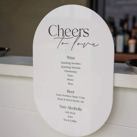 Cheers lovers... its the weekend!!! 🥂🥳 Gorgeous double arched bar menu for Rach & Cody 😍 | Instagram His Hers Drink Sign, His Hers Drinks Wedding Sign, Arched Bar Menu Wedding, Arch Bar Sign, His And Hers Bar Menu Wedding, Arched Bar, Its The Weekend, Bar Sign Wedding, Bar Menu