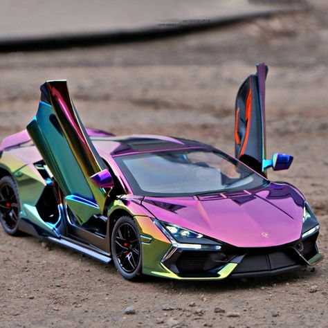 1:24 Lamborghini Revuelto Electroplate Alloy Model Car Toy Diecasts Metal Casting Sound and Light Sound And Light, Play Vehicles, Car Toy, Pool Houses, Metal Casting, Model Car, Lamborghini, Motor Car, Car Model