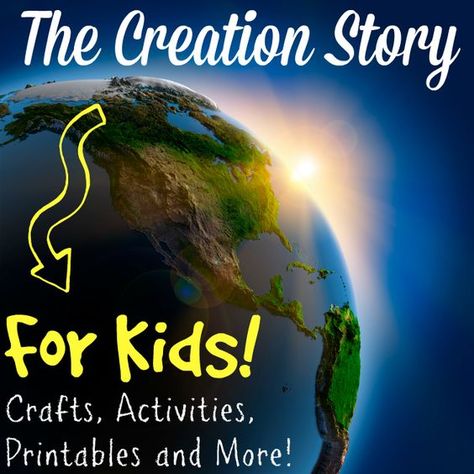 7 Days Of Creation, Kids Day, Creation Science, Bible Story Crafts, Days Of Creation, My Father's World, Toddler Quiet Book, Creation Story, Childrens Bible