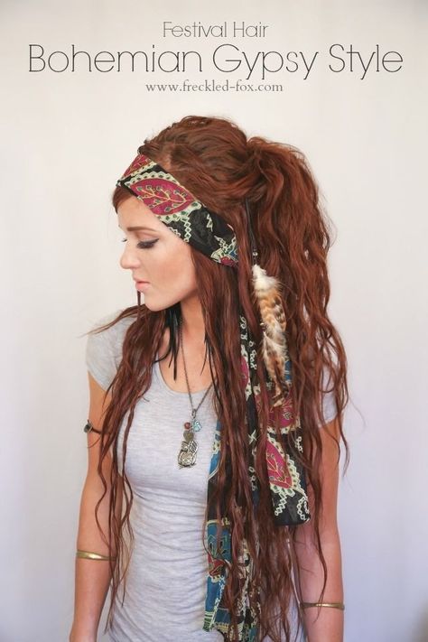 25 Best Long Hairstyles for 2015: Half-Ups & Upstyles Plus Daring Colour Combos - PoPular Haircuts Teen Haircuts, Freckled Fox, Hair Colorful, Fest Outfits, Meg Ryan, Hair Girls, Smink Inspiration, Estilo Hippie, Bohemian Hairstyles