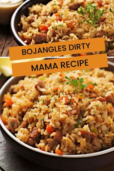 Bojangles Dirty Rice, Bojangles Dirty Rice Recipe, Dirty Rice Recipe Easy, Rice Casseroles, Jiffy Recipes, Rice Dishes Recipes, Cajun Rice, Dirty Rice Recipe, Fall Eats