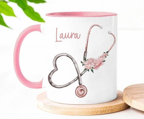 Veterinary Nurse, Doctor Mug, Personalized Stethoscope, Nurse Hospital, Child Nursing, Paramedic Gifts, Veterinary Surgeon, Midwife Gift, Nursing Accessories