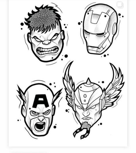 Superhero Flash Tattoo, Marvel Flash Tattoo, Hulk Tattoo Design, James Tattoo, Sticker Sketch, Hulk Tattoo, Avengers Tattoo, Flash Designs, Cartoon Tattoo