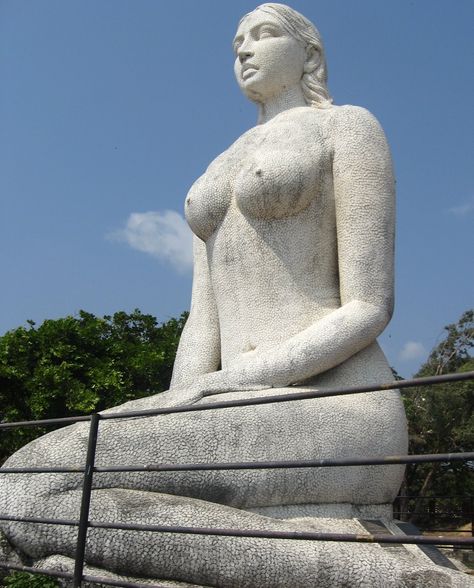 Giant Mermaid on Kollam Beach, Kerala India Kollam Beach, Giant Mermaid, Myths And Legends, Real Mermaids, Kerala India, Ig Post, True Nature, Incredible India, Diver