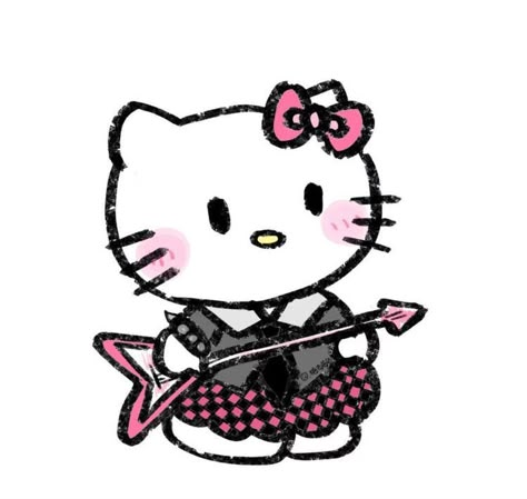 Walpaper Hello Kitty, Hello Kitty Aesthetic, Body Base Drawing, Hello Kitty Drawing, Hello Kitty Art, Hello Kitty Iphone Wallpaper, Kawaii Plushies, Hello Kitty Pictures, Cat Tee