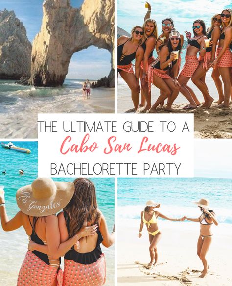 Bachelorette In Cabo Mexico, Cabo 40th Birthday, 40th Birthday In Cabo, All Inclusive Bachelorette Party, Cabo San Lucas Bachelorette, Modern Wedding Party, Mexico Bachelorette Party, Los Cabos San Lucas, Cabo Resorts