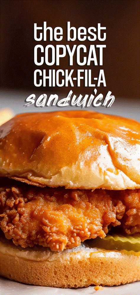 Copycat Chick-Fil-A Chicken Sandwich [35 Minutes] – Chasety Homemade Chickfila Sandwich, Copycat Chick Fil A Chicken Sandwich, Chick Fila Sandwiches, Chik Fila Sandwich Recipe, Chickfila Spicy Chicken Sandwich Recipe, How To Make A Chicken Sandwich, Homemade Chick Fil A Sandwich, Diy Chicken Sandwich, Best Crispy Chicken Sandwich