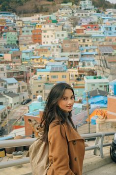 Baguio Photoshoot, Gamcheon Culture Village, Traveling Photos, Korean Winter Outfits, Autumn In Korea, South Korea Photography, Seoul Korea Travel, Travel Ootd, Korea Trip