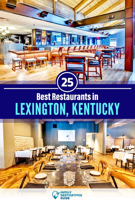 Want to see the best restaurants in Lexington, KY? We’re FamilyDestinationsGuide, and we’re here to help: From incredible brunch spots and amazing places to eat dinner, to local foodie spots and hidden gems, discover the BEST Lexington restaurants - so you get memories that last a lifetime! #lexington #lexingtonrestaurants #restaurantsinlexington #bestrestaurantsinlexington #placestoeatlexington Lexington Restaurants, Glasgow Restaurants, Kentucky Vacation, Kentucky Bourbon Trail, Kentucky Travel, Kid Friendly Restaurants, Italian Restaurants, My Old Kentucky Home, Lexington Kentucky