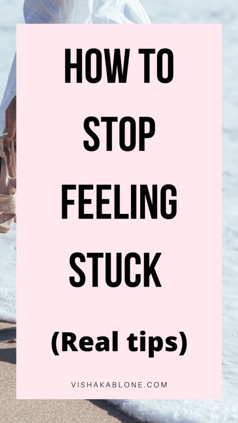 Feeling Stuck In Life, Take Charge Of Your Life, Mental Health Inspiration, Stuck In Life, Get Unstuck, Stop Feeling, Personal Growth Plan, Toy Room, Personal Development Plan