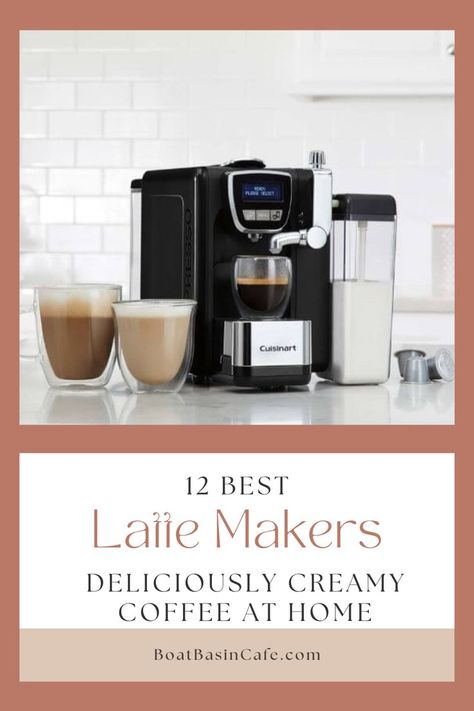 12 Best Latte Makers: Fresh-Brewed, Deliciously Creamy Coffee at Home! Espresso Maker Recipes, Chai Tea Latte Recipe, Camping Coffee Maker, Drinks At Home, Portable Coffee Maker, Cappuccino Maker, Pour Over Coffee Maker, Creamy Coffee, Cappuccino Machine