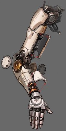 Cyborgs Steampunk, Prothestic Arm, Robot Arm Reference, Mechanical Arm Drawing, Spacesuit Design, Android Drawing, Hand Gestures Reference, Prosthetic Arm Reference, Robot Anatomy