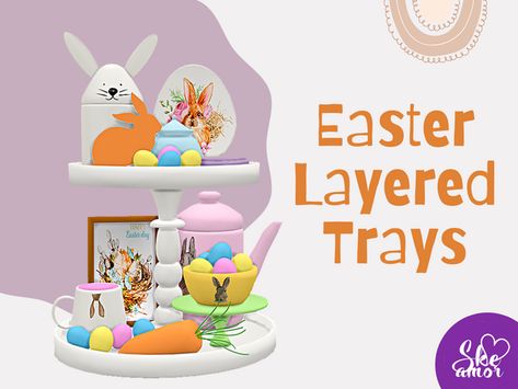 Sims 4 Easter, Sims 4 Toddler Clothes, Sims 4 Patreon, Sims 4 Clutter, The Sims 4 Download, Sims 4 Toddler, Happy Easter Day, Crystal Healing Stones, Moving Day