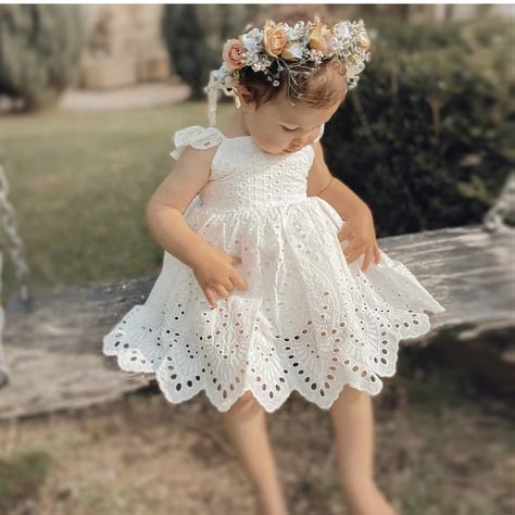 White Broderie Anglaise Dress, Broderie Anglaise Dress, Anglaise Dress, First Birthday Dresses, Infant Flower Girl Dress, Baptism Dress, Summer Wedding Outfits, Dress Birthday