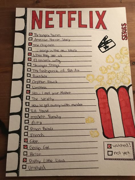 Netflix And Chill Aesthetic, Evening Movie, Film Netflix, Movie Ideas, Drama List, Sleepover Things, Sleepover Things To Do, Korean Drama List, Notebook Ideas