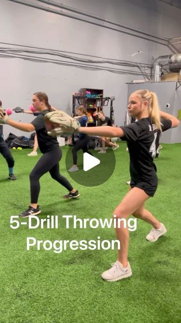 High Level Throwing®️ on Instagram: "Great job by all these athletes last weekend at @battersbox_rva Here’s a throwing progression we do with our athletes once they’ve warmed up properly and have gone through the pre-throwing movements!  @wassermanstrength  #highlevelthrowing #HLTclinic #throwing #softball #softballcoach #fastpitch #fastpitchsoftball #softballlife #softballclinic #softballplayer #velocity #mph #throwhard" Throwing Drills For Softball, Softball Drills Fastpitch 12u, 10u Softball Practice Drills, Softball Warm Up Drills, Softball Workouts At The Gym, Softball Conditioning Workouts, Softball Drills At Home, Softball Throwing Drills, Fastpitch Softball Drills