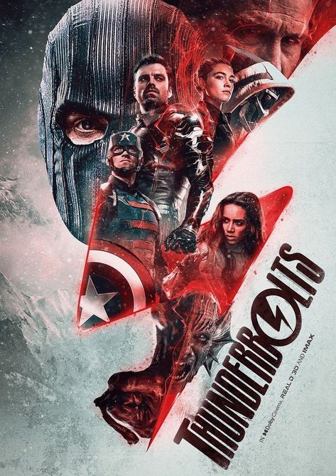 Marvel Studios (2024) Thunderbolts Marvel, The Thunderbolts, Upcoming Marvel Movies, Marvel Movie Posters, New Movie Posters, 20th Century Studios, Marvel Zombies, Fan Poster, Hero Poster