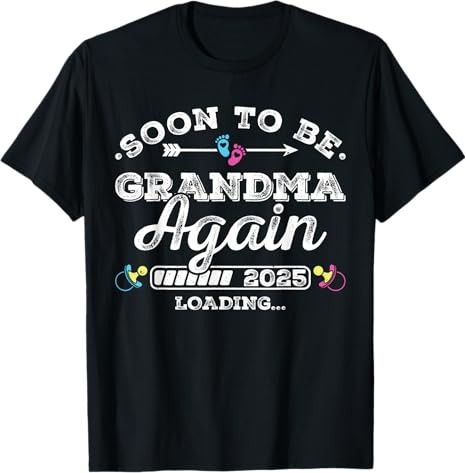 Amazon.com: Soon to Be Grandma Again 2025 Loading Pregnancy Announcement T-Shirt : Clothing, Shoes & Jewelry Sleeveless Tops For Women Casual, Funny Pattern, Sleeveless Tops Summer, Mens Workout Clothes, Sweatshirt Outfit, Sleeveless Tops, T Shirt Diy, T Shirts With Sayings, T Shirt Funny