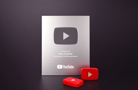 Youtube Silver Button, Youtube Silver Play Button, Youtube Award, Silver Play Button, Youtube Play Button, Gold Play Button, Youtube Photo, 2023 Video, Youtube Facts