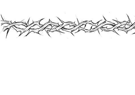 Thorn Forearm Tattoo, Crown Of Thorns Arm Band Tattoo, Crown Of Thorns Tattoo Armband, Traditional Thorn Tattoo, Crown Of Thorns Tattoo Design, Thorn Tattoo Design, Thorn Drawing, Barbed Wire Tattoo Design, Thorns Tattoo Design