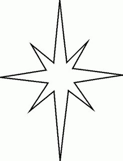 NATIVITY STAR PATTERN Embroidery Patterns Free Printables, Holiday Stencils, Star Template Printable, Shape Stencils, Stars Stencil, Star Printable, Xmas Embroidery, Printable Christmas Ornaments, Christmas Shapes