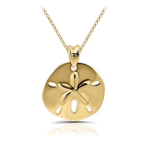 PRICES MAY VARY. STYLISH SAND DOLLAR CHARM – Take a bit of a sunny beach day on a coastal vacation with Hoops & Loops stylish sand dollar charm pendant necklace. Available in three fashionable colors: Silver, Yellow Gold & Rose Gold on an 18'' Rolo Chain. SOLID 925 STERLING SILVER – Our pendant nbecklaces for women, men and teen girls are crafted of premium quality genuine 925 sterling silver. It’s hypoallergenic, nickel-free & lead-free, good for sensitive ears and won't turn your skin green. A Sand Dollar Necklace, Coastal Vacation, Sterling Necklaces, Sunny Beach, Charm Pendant Necklace, Sand Dollar, Rolo Chain, Beach Sand, Sensitive Ears