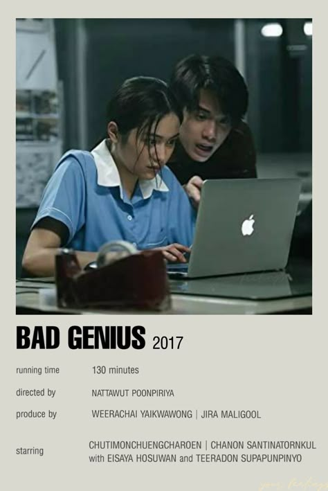 Feel Good Movies To Watch, Bad Genius, Genius People, Indie Movie Posters, Film Recommendations, Movie Hacks, Movies To Watch Teenagers, Netflix Movies To Watch, Most Paused Movie Scenes