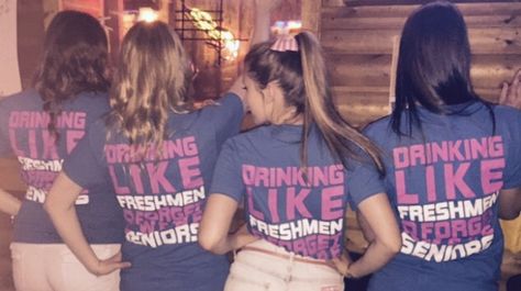 Senior Bar Crawl Shirts, Senior Bar Crawl, Bar Crawl Shirts, Senior Year Bucket List, Year Bucket List, Sorority Tshirt Designs, Bar Crawl, Senior Shirts, College Senior