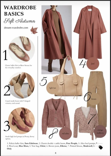 Autumn Color Palette Outfits, Autumn Color Palette Fashion, Soft Autumn Palette, Soft Autumn Color Palette, Autumn Color Palette, Color Outfits, Deep Autumn, Seasonal Color Analysis, Fall Color Palette