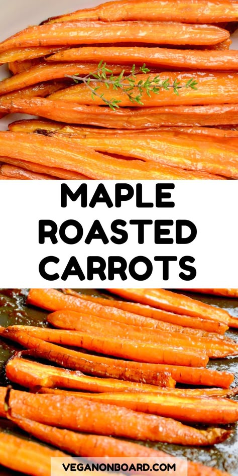 Dinner With Roasted Carrots, Christmas Dinner Easy Simple, Carrots For Christmas Dinner, Christmas Dinner Veggies, Maple Recipes Dinner, Vegetable Sides For Christmas Dinner, Christmas Meal Side Dishes, Vegan Christmas Dinner Sides, Warm Vegetable Side Dish