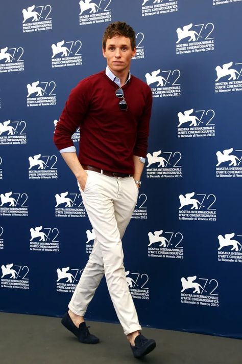 Eddie Redmayne Style, The Danish Girl, Mens Business Casual, Eddie Redmayne, Mens Fashion Smart, Film Festivals, Venice Film Festival, Estilo Preppy, Men Street