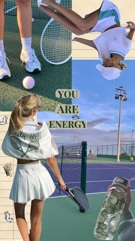 Tennis Vision Board, Badminton Aesthetic Outfit, Aesthetic Tennis Pictures, Badminton Aesthetic Girl, Playing Tennis Aesthetic, Tenis Aesthetic Sport, Tennis Aestethic, Sport Aesthetic Wallpaper, Tennis Wallpaper Aesthetic