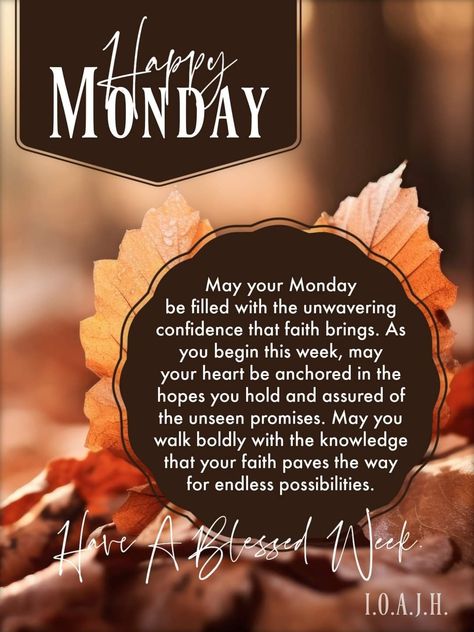 Monday Night Blessings, Monday Blessings New Week, December Prayers, Have A Blessed Monday, Blessed Monday, Magic Monday, Monday Prayer, Monday Greetings, Saturday Blessings