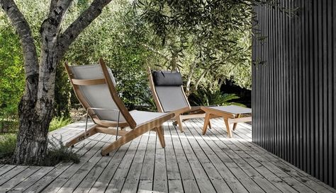 Bay - Cosh Living Gloster Outdoor Furniture, Outdoor Footstool, Recliner With Ottoman, Outdoor Recliner, Luxury Outdoor Furniture, Outdoor Furniture Design, Teak Chairs, Reclining Chair, Luxury Garden