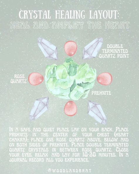 Crystal Healing Grids Layout, Crystals Healing Grids, The Heart Chakra, Heart Chakra Healing, Loving Energy, Witch Spell Book, Chakra Healing Crystals, Witch Spell, One Rose