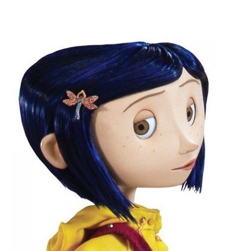 coraline Coraline, Yellow, Hair, Blue