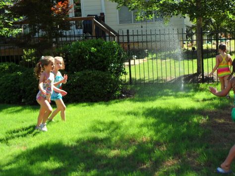 Playing in the Sprinkler Child Hood, Spring Pictures, Crazy Day, Holiday Day, Summer Living, Sprinklers, Those Were The Days, Live Simply, Summer Lovin