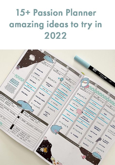 15+ Passion Planner Inspiration ideas to try in 2022: Passion Planner Ideas, Passion Planner Inspiration, Bible Bullet Journaling, Planner Monthly Layout, Monthly Layout, Declutter Your Life, Passion Planner, Planner Monthly, Planner Inspiration