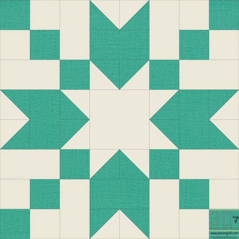 Piece N Quilt: How to: Stepping Stones Quilt Block - 30 Days of Sewing Quilt Blocks Barn Quilts For Sale, Block Quilt Ideas, Quilting Squares, Quilt Tips, Big Block Quilts, Two Color Quilts, Quilting Blocks, Barn Quilt Designs, Block Quilt