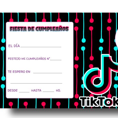 cumpleaños Tik Tok