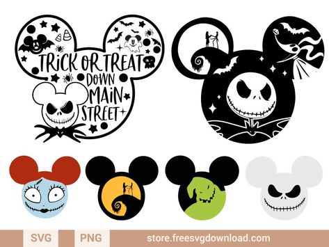 Mickey Outline, Nightmare Before Christmas Font, Nightmare Before Christmas Svg, Nightmare Before Christmas Pumpkin, Nightmare Before Coffee, Cricut Projects Easy, Cricut Svg Files Free, Png Free Download, Mickey Christmas