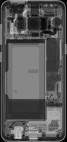 X-ray image of Galaxy S8 X-ray Images, Galaxy Images, X Ray, Galaxy S8, Gaming Products, Samsung Galaxy, Electronic Products