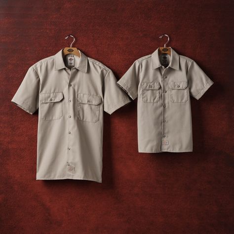 Dickies Work Shirt, Textile Technology, Stretched Fabric, Great Body, Twill Shirt, Work Shirt, Work Shirts, Body Style, Next Generation