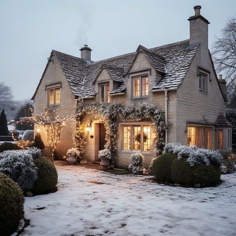 Cotswold Cottage, Cotswolds Cottage, European Cottage, Story Stone, Stone Cottages, Cottage Exterior, Countryside House, Hello Lovely, Stone Cottage