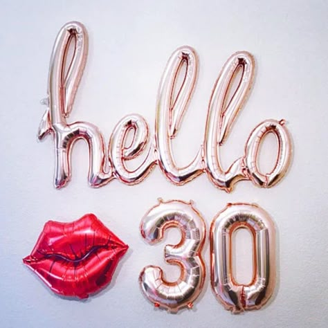 30th Birthday Quotes, 30th Birthday Banner, 30th Birthday Themes, Hello 30, Happy Birthday Decor, Birthday Quotes For Me, 30th Party, Thirty Birthday, 30th Bday