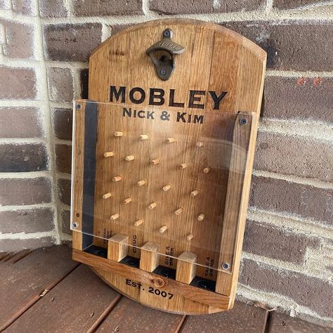 Mini Beer Pong, Bar Deco, Wine Cave, Beer Wood, Bar Game, Whisky Barrel, Barrel Stave, Bar Games, Gifts For Beer Lovers