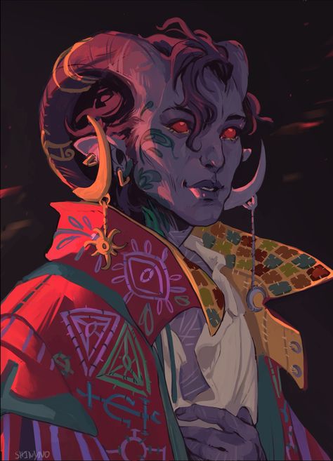 Shinyno on Twitter: "May i offer you a Mollymauk in these trying times? I finally finished something OTL #mollymauk #Criticalrole #criticalrolefanart… https://t.co/UGcrHHFSqV" Critical Role Campaign 2, Critical Role Characters, Critical Role Fan Art, Nerd Stuff, Critical Role, May I, Dnd Characters, Fantasy Character Design, Character Design Inspiration